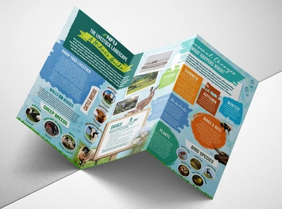  Nfu Trifold Leaflet Mockup