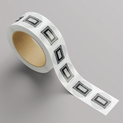  Sticker Roll Mockup